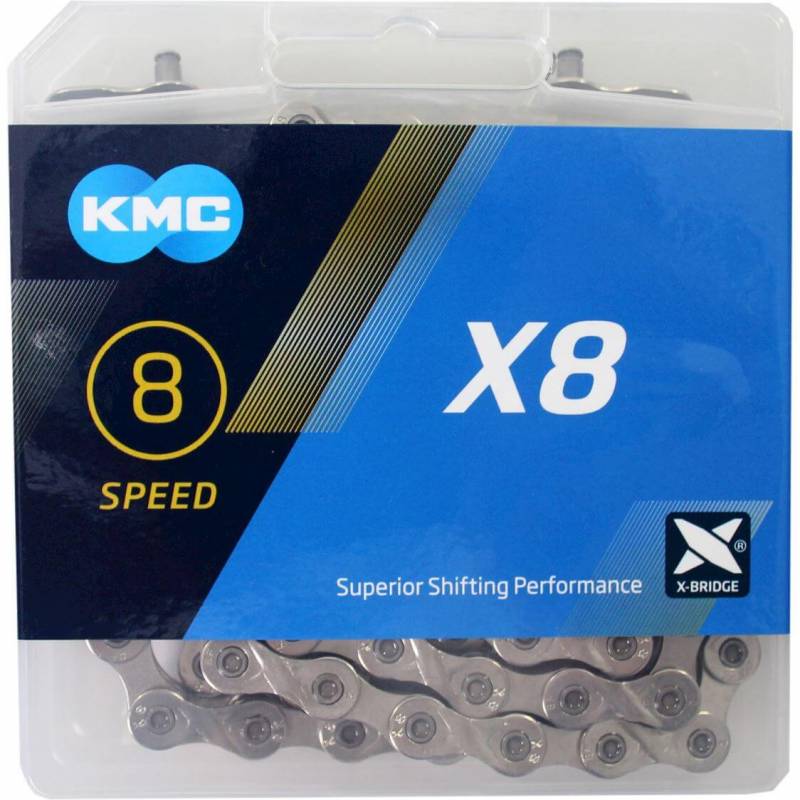 KMC ketting X8 silver 114s