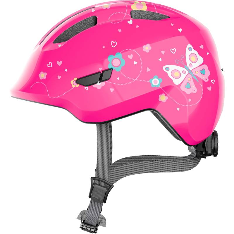Abus helm Smiley 3.0  pink butterfly S