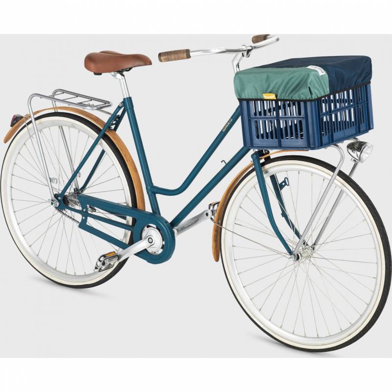 Urban Proof fietskrat cover Recycled blauw/groen
