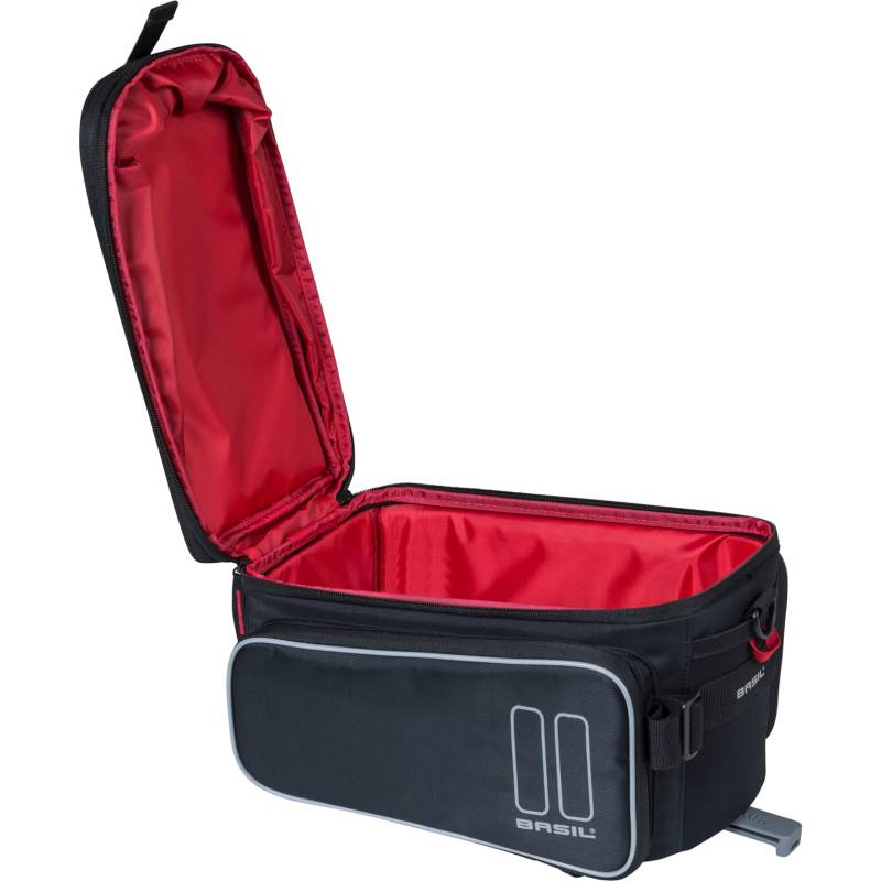 Basil bagagedragertas Sport design trunkbag zwart MIK