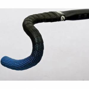 Bikeribbon Stuurlint Silicon Grade Plus Zwart - Blauw