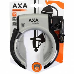 Axa ringslot Defender zilver/zwart