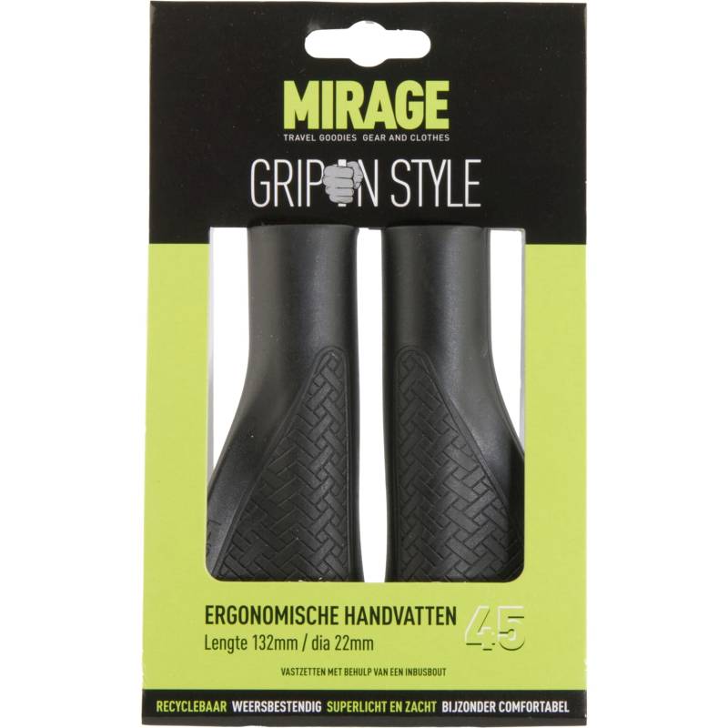 Mirage handvatten Grips in Style 45 zwart 132/132mm