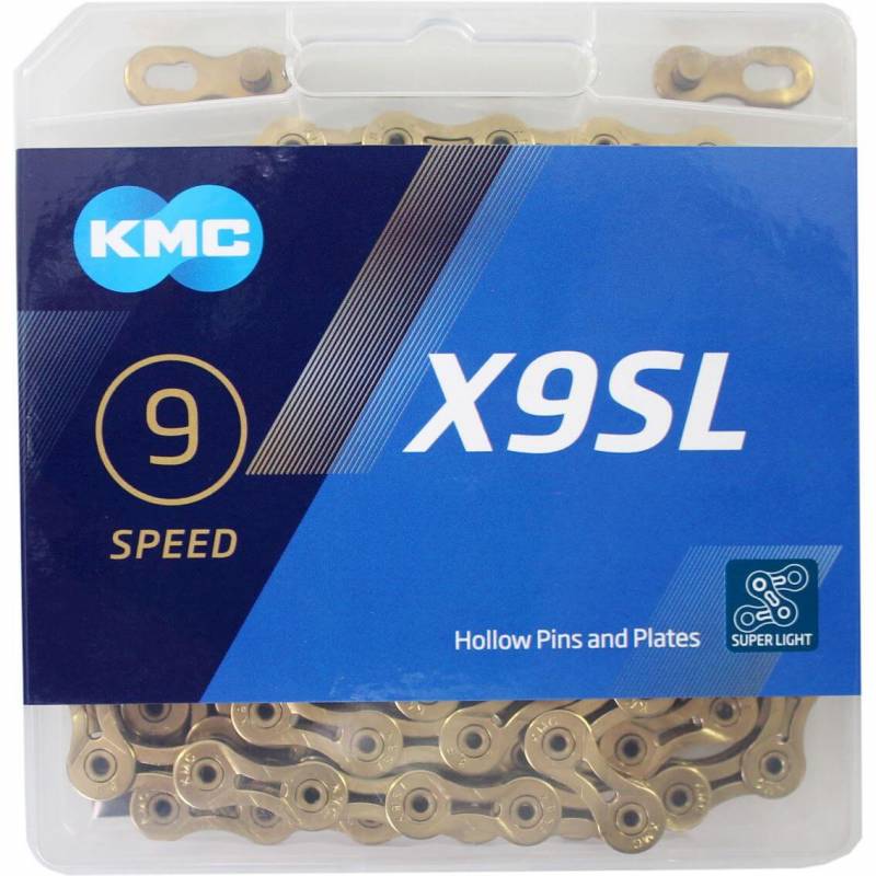 KMC ketting X9SL gold 114s